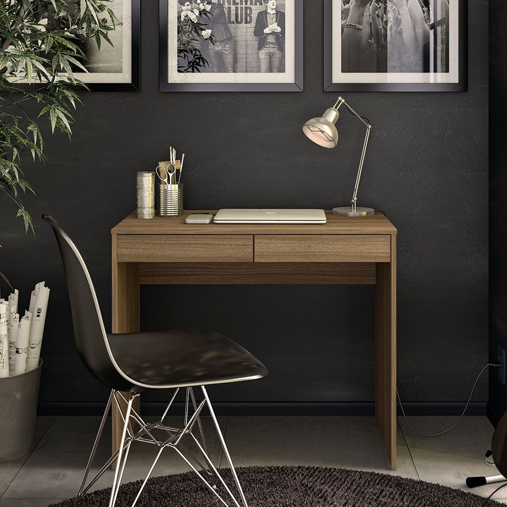 Escrivanha 120cm Com Design Moderno E Estrutura Resistente Em Mdp/mdf Politorno