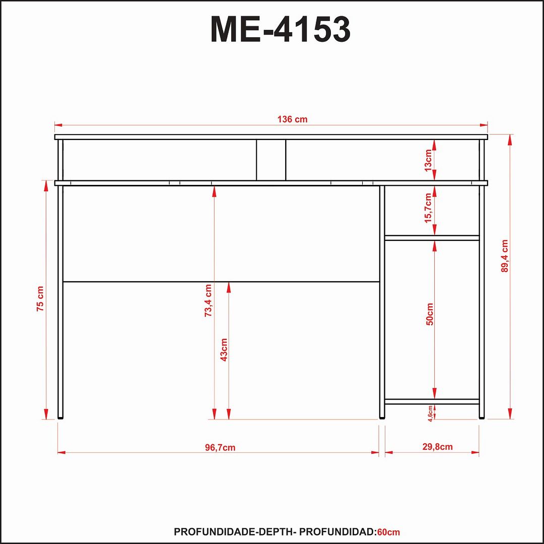 Mesa Gamer 136cm com Porta CPU Nicho Aberto MDP Preto/Verde Prateleira Auxiliar Tecnomobili