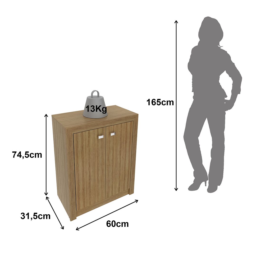 Conjunto de Escritório com Balcão, Estante, Gaveteiro e Mesa Angular em L 157,3cm MDP Amêndoa Tecnomobili