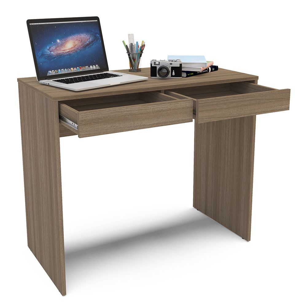 Escrivanha 120cm Com Design Moderno E Estrutura Resistente Em Mdp/mdf Politorno