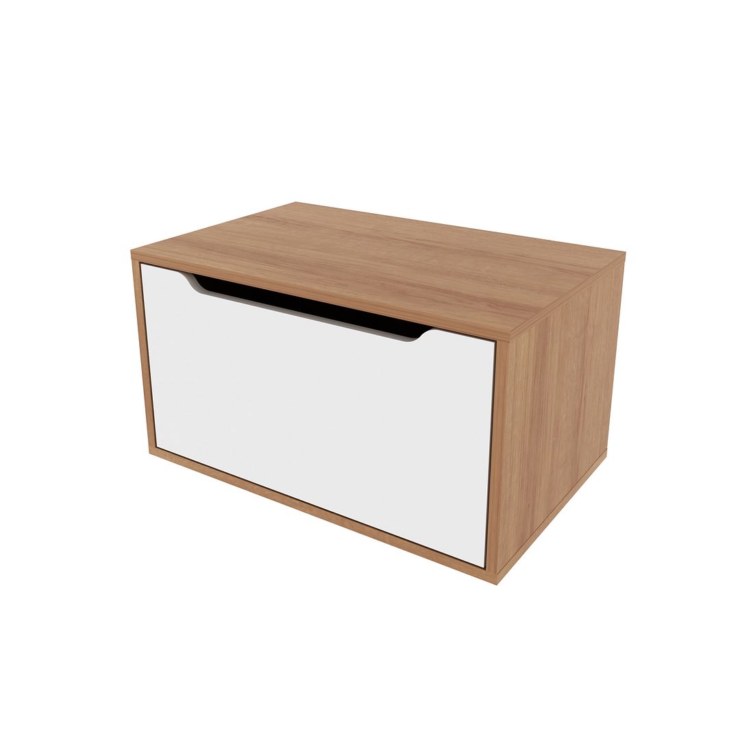 Conjunto de Banheiro com Balcão Gabinete Suspenso 1 Porta e Espelho Suspenso com 1 Porta 3 Prateleiras MDP Tecnomobili