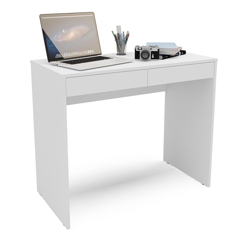 Escrivanha 120cm Com Design Moderno E Estrutura Resistente Em Mdp/mdf Politorno