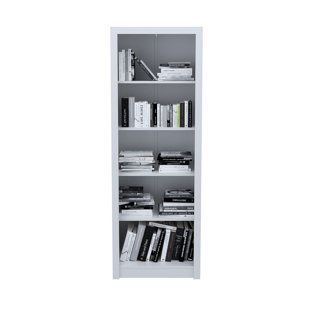 Conjunto Escritório com Armário 2 Portas e Mesa MDP Branco Tecnomobili