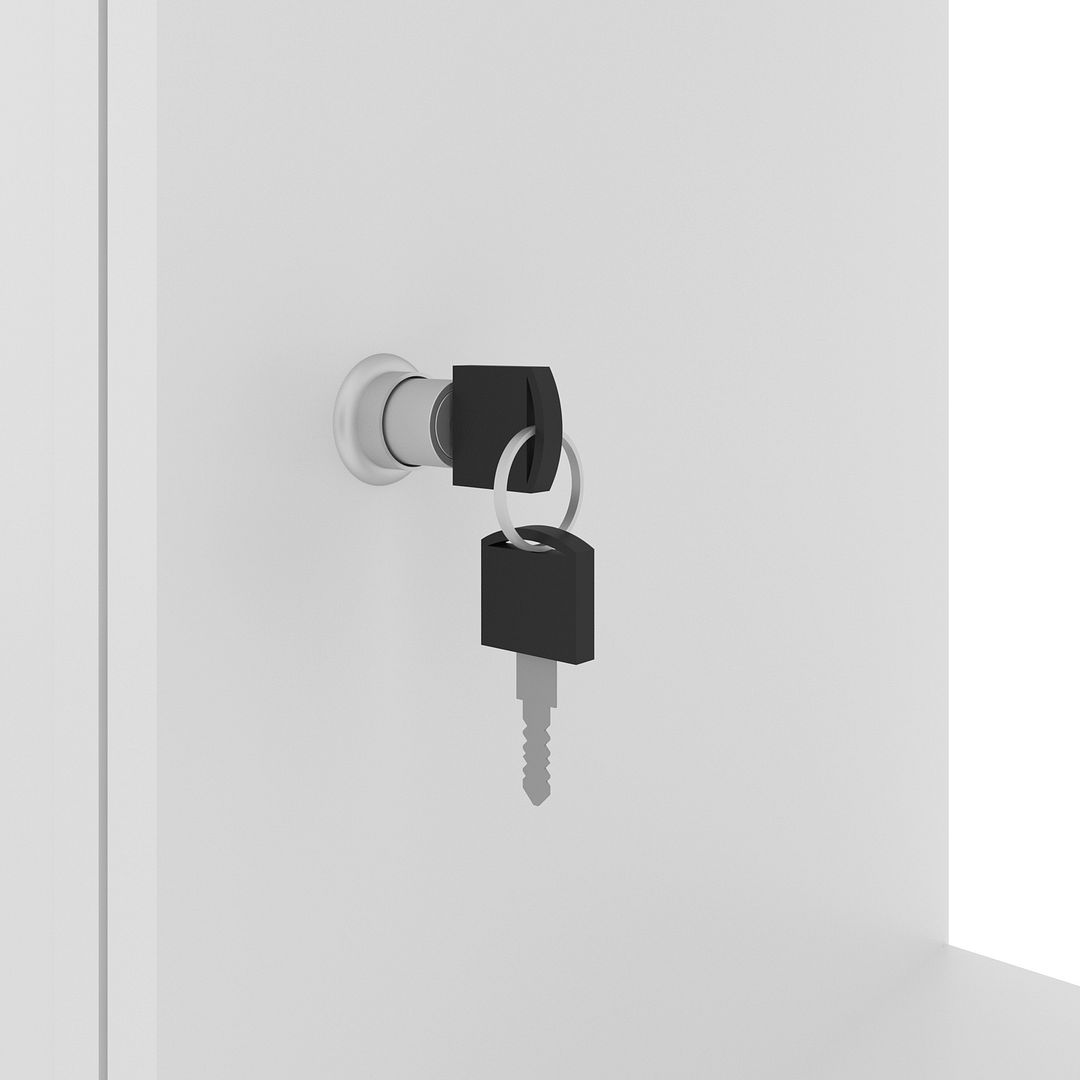 Cama Articulada Vertical Casal de Parede com 8 Prateleiras e 2 Nichos MDP Branco Até 240kg Tecnomobili