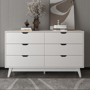Cômoda Quarto com 6 Gavetas 136cm MDP Branco Tecnomobili