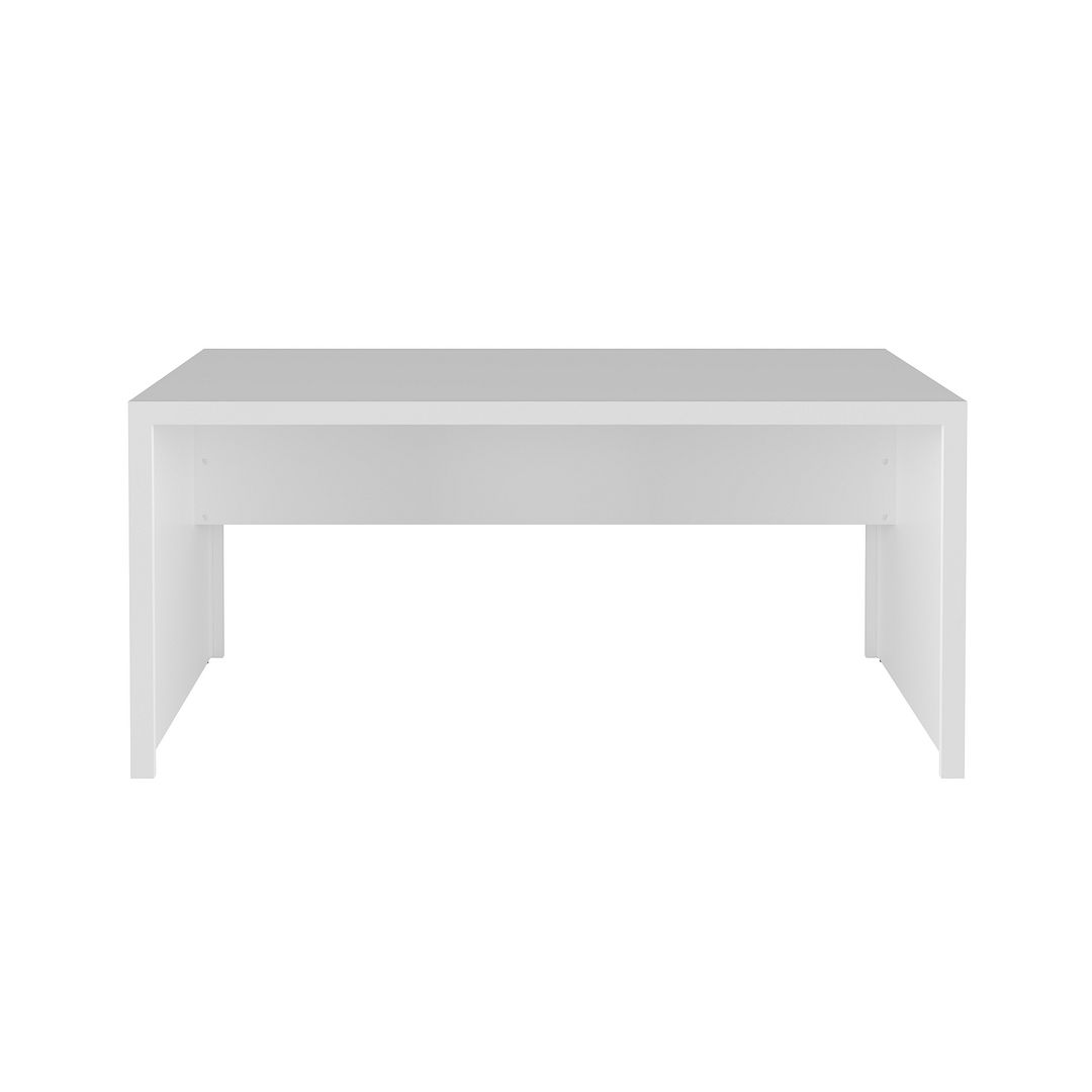 Mesa para Escritório 163cm MDP Branco Design ModernoTecnomobili