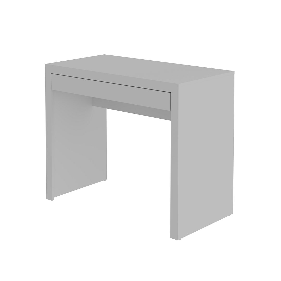 Mesa para Escritório 90cm com 1 Gaveta MDP Branco Tecnomobili
