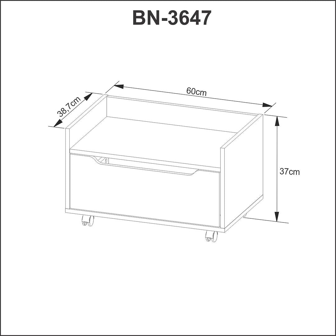Conjunto de Banheiro com Balcão Gabinete Suspenso com 1 Porta e Balcão Gabinete 1 Gaveta MDP Tecnomobili
