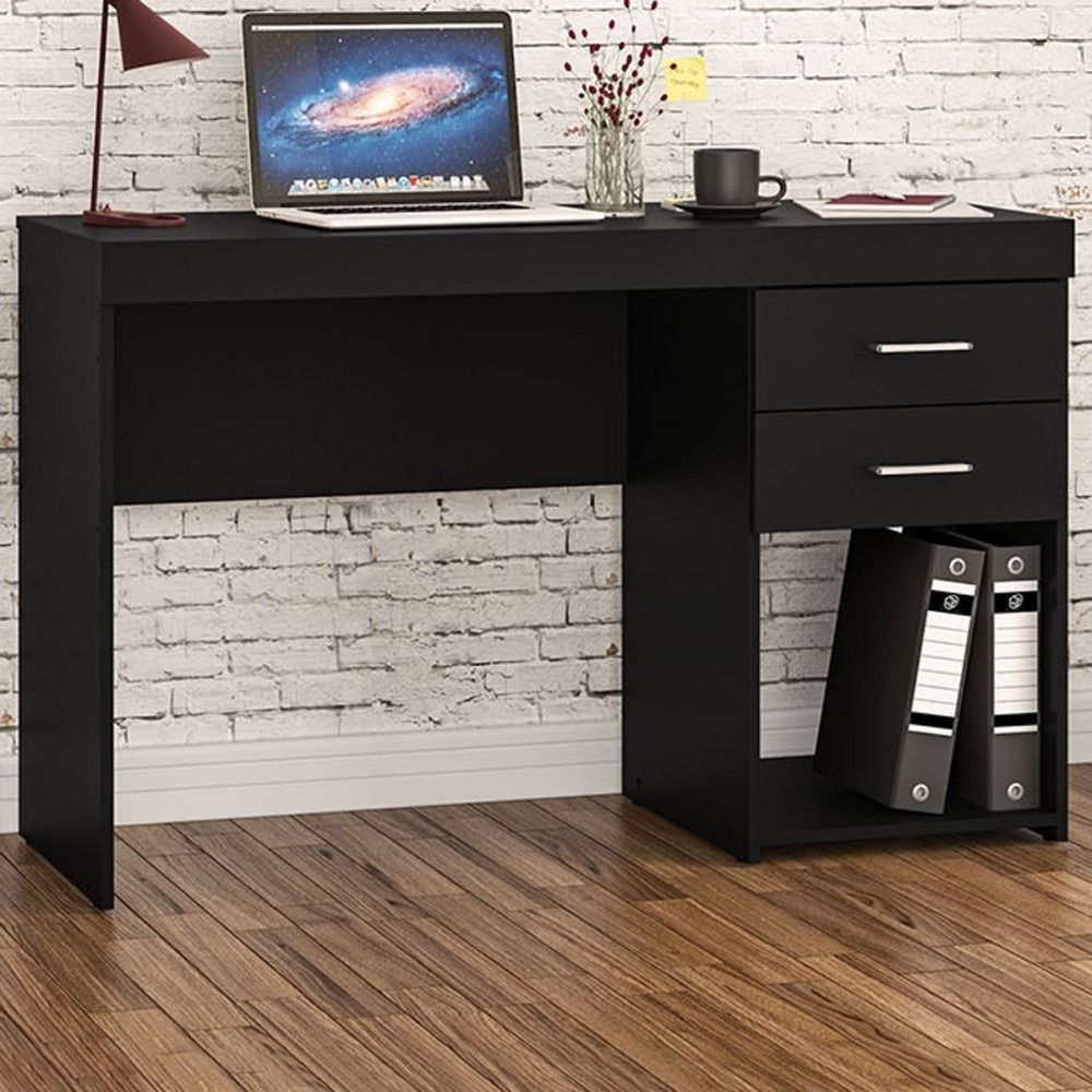 Mesa Para Escritório 120cm Com Tampo Resistente E Design Funcional Em Mdp Politorno