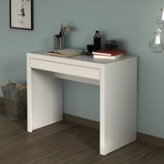 Mesa para Escritório 90cm com 1 Gaveta MDP Branco Tecnomobili